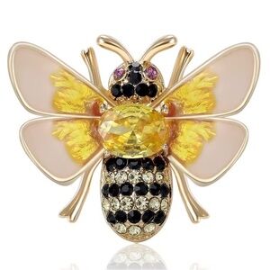 Luck Bee Elegant Gold Brooch